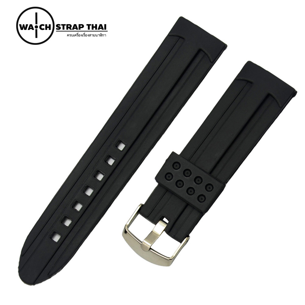 สายนาฬิกายาง SET02 Silicone Watch Strap มีขนาด 20,22,24 mm