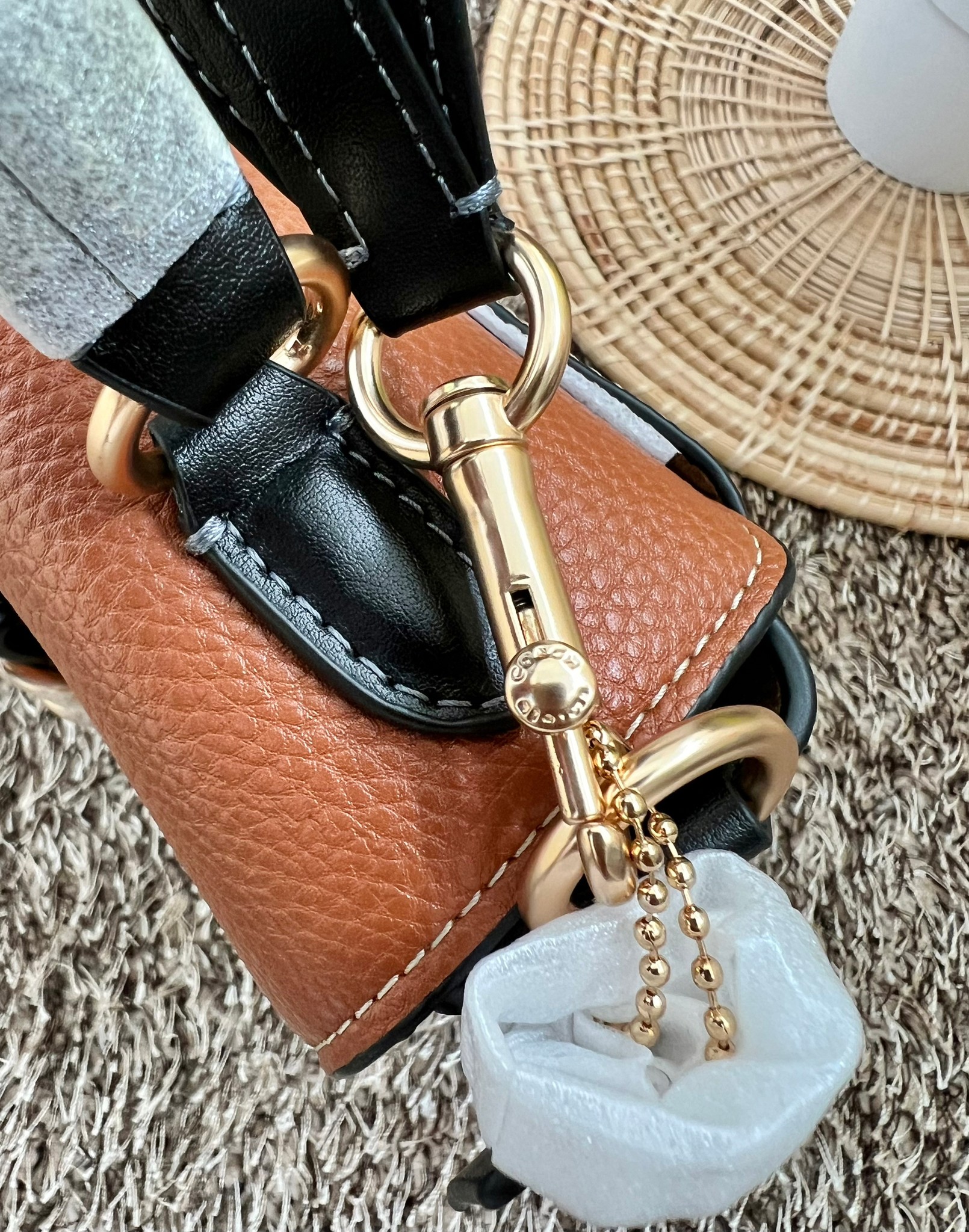 กระเป๋าสะพายไฮโซเรียบหรูดูแพงแบรนด์เนมโค้ชขนาด 8.5 นิ้ว หนังแท้ Coach Morgan Top Handle Satchel ((CE569//CF321//CF322))