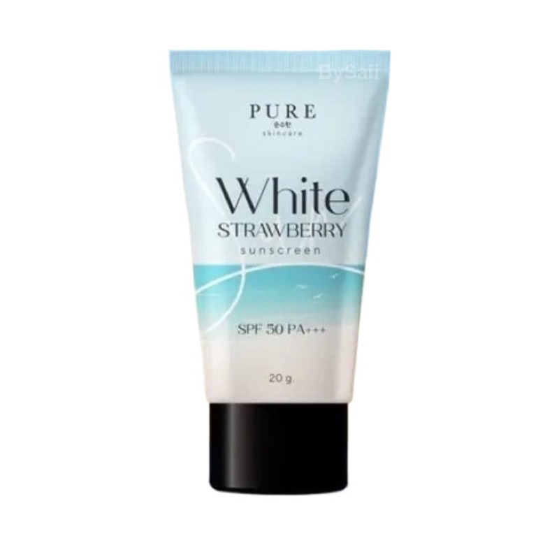 กันแดดเพียว PURE White Strawberry SPF 50 PA+++ 20 กรัม