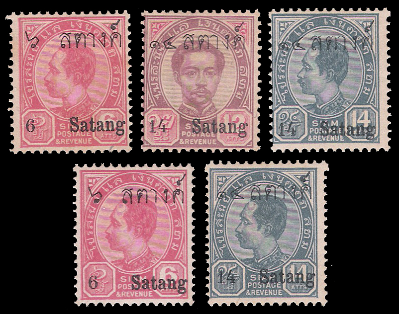 #ตลก No.145a " ์ " ยาว และ No.147a " ์ " สั้น# แสตมป์ชุดชั่วคราว