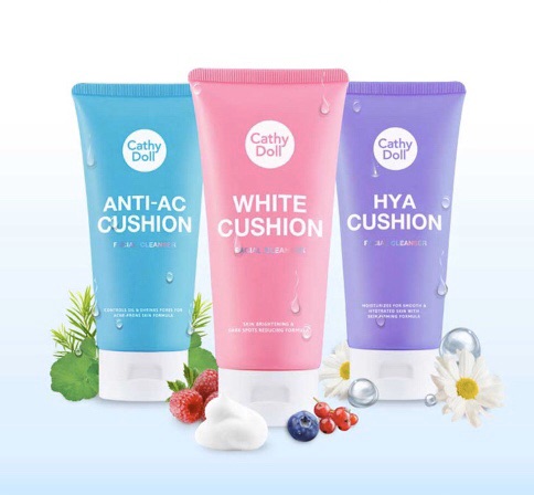cathy doll white cushion