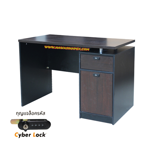 โต๊ะทำงาน ตู้ลิ้นชัก 2 ชั้น ST-DK01 รหัสล็อค