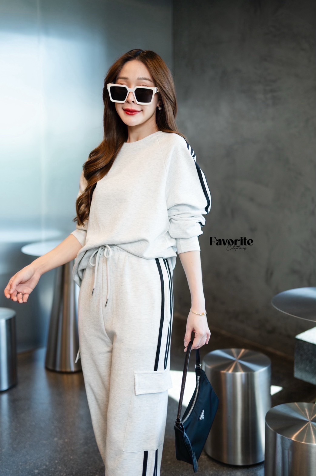 Set เสื้อแขนยาว+กางเกงคาโก้❣️ Set เสื้อยืดแขนยาว ดีเทลแต่งแถบข้างเท่ห์ๆ มาพร้อมกางเกงขายาวเข้าชุด ดีเทลกางเกงแต่งกระเป๋าคาโก้ เอวยืดตามตัว งานผ้ายืดนุ่มเนื้อดีใส่สบายมาก