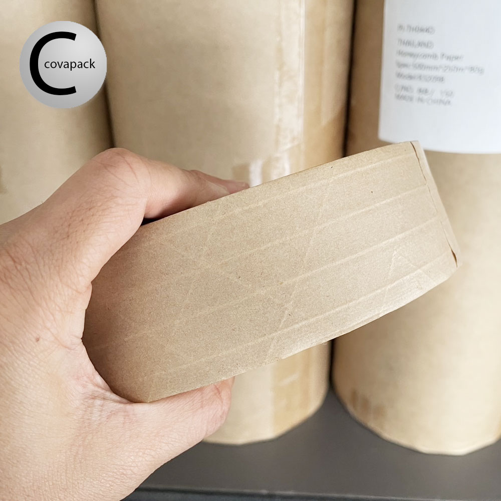 เทปกระดาษกาวใช้น้ำ มีเส้นใยเสริมแรง กว้าว 48cm(2") 14 ม้วน/กล่อง Reinforcement Water-Activated Gummed Paper Tape