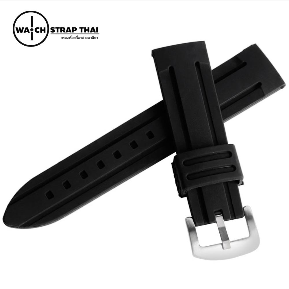 สายนาฬิกายาง SET01 Rubber Watch Strap มีขนาด 20,22,24 mm