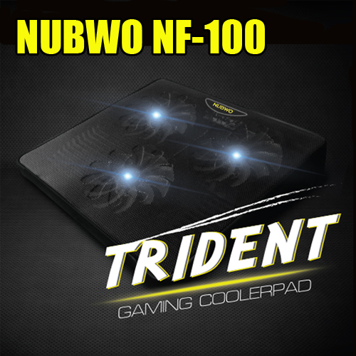 NF100 NUBWO COOLER PAD TRIDENT 3 FAN FA-GO-NB-NF100