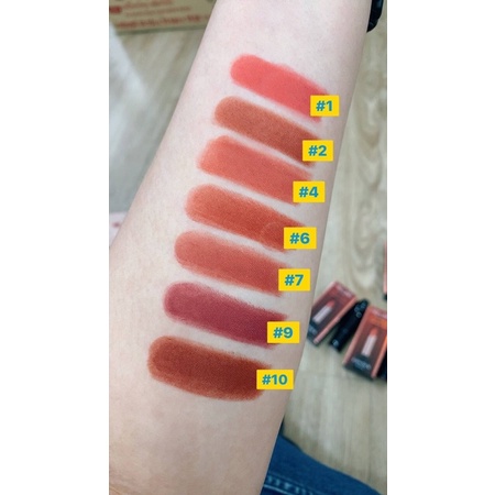 Nee Cara Enamored Aalluring kiss Lipstick #N288 matte lipstick ลิปสติกเนื้อแมทท์