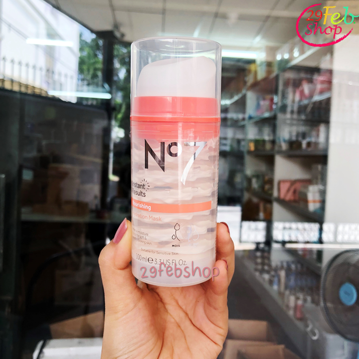Boots No7 Intant Results Nourishing Mask 100ml มาส์กพอกผิว บู๊ทส์
