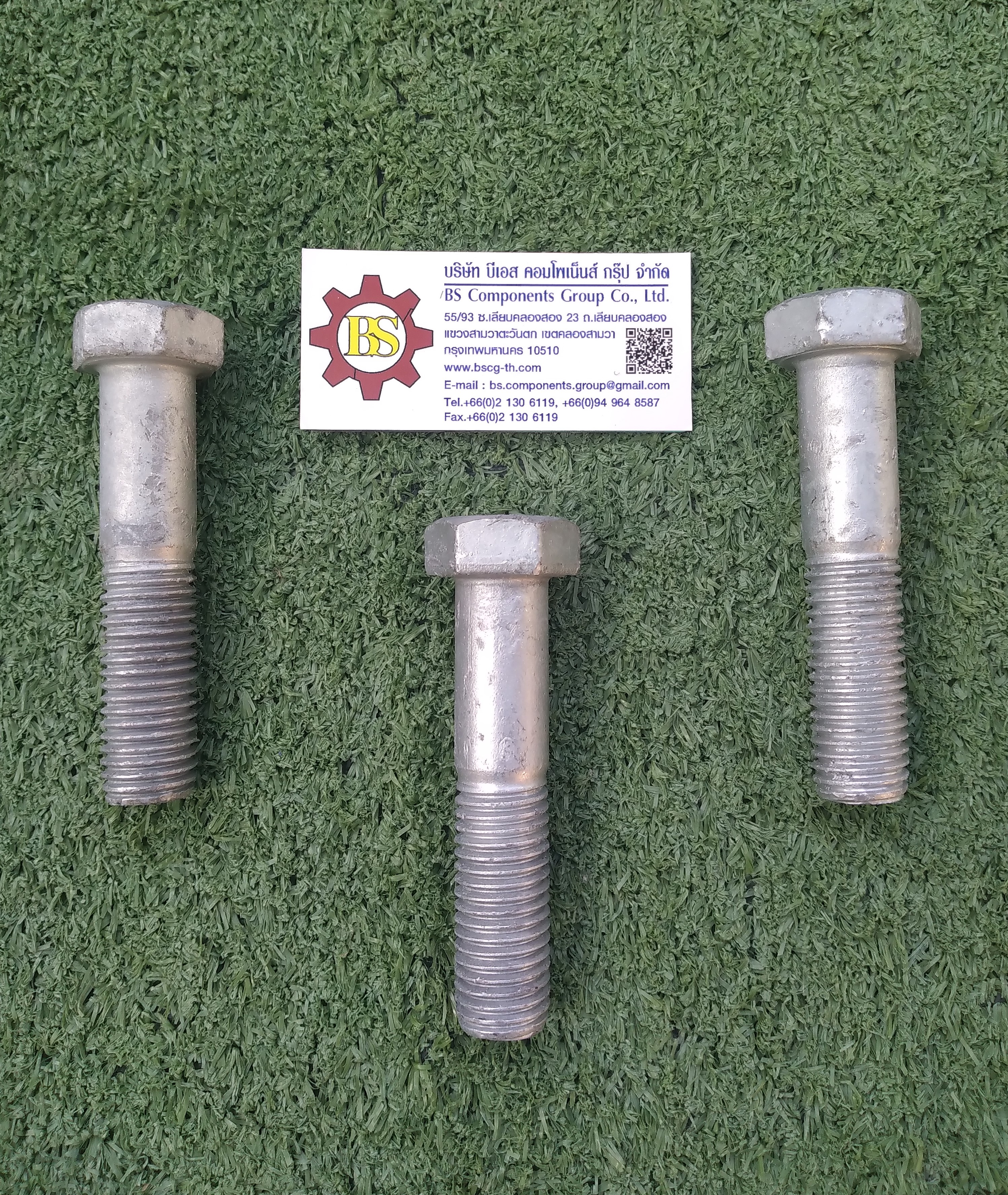 สกรูหัวเหลี่ยม HDG. 3/4"x 3.1/2" NC