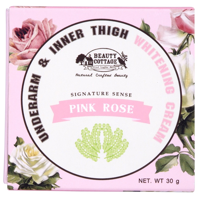 Beauty Cottage Pink Rose Underarm & Inner Thigh Whitening Cream ขนาด 30 ครีมบำรุงใต้วงแขน