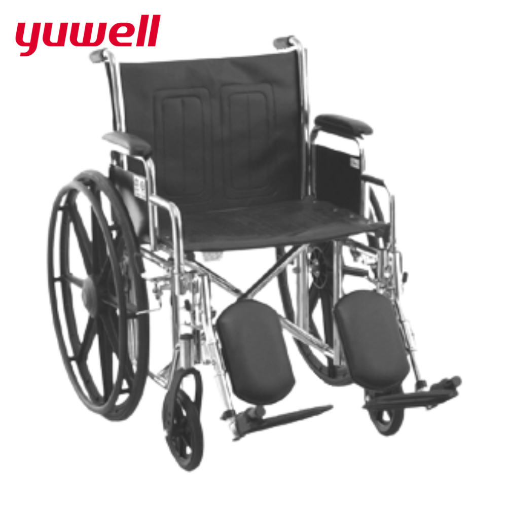 Yuwell H102 รถเข็นนั่งเหล็ก