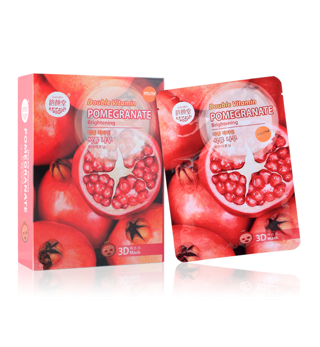 EAST-SKIN Double Vitamin POMEGRANATE Brightening 3D Mask 10x38 กรัม