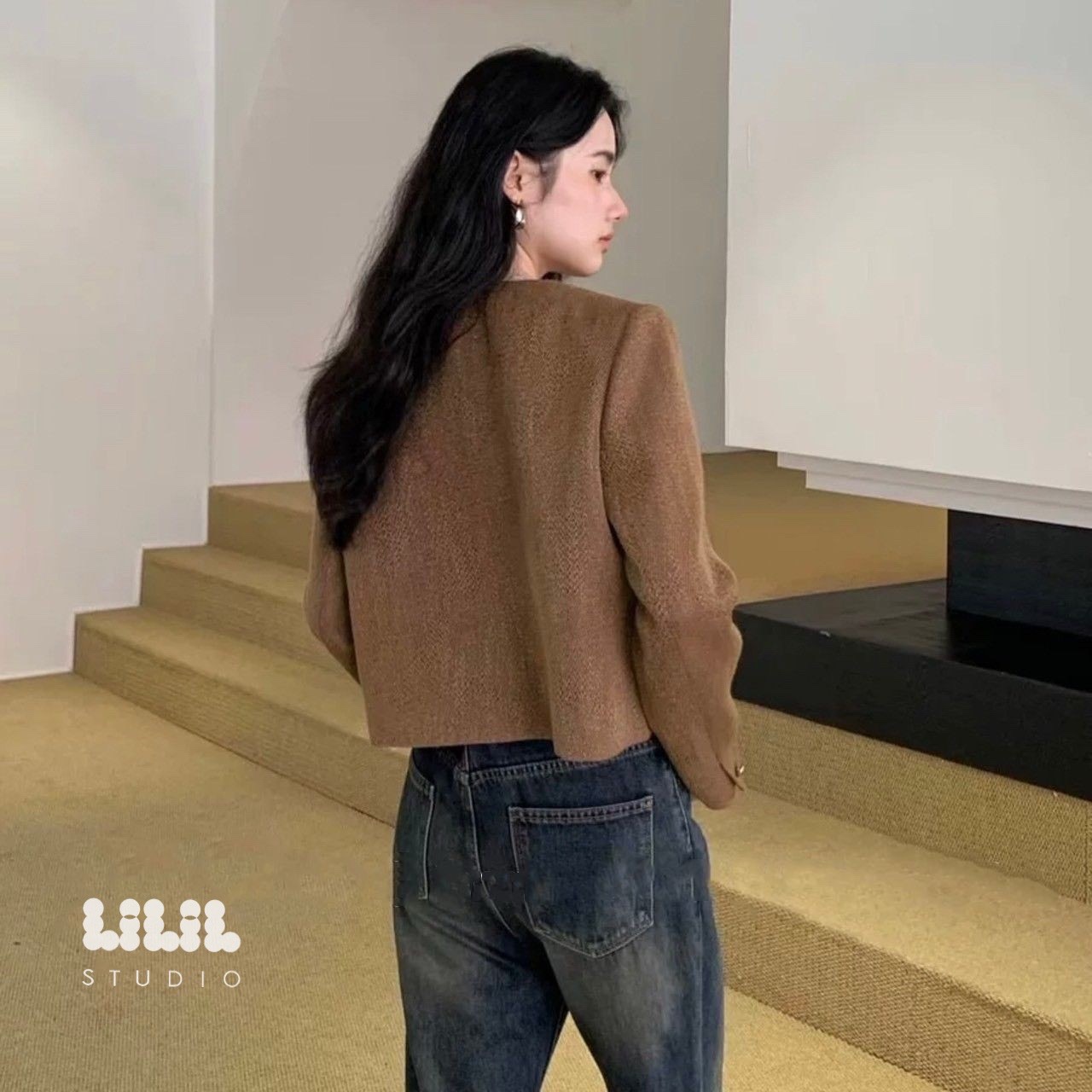 เบลเซอร์Korea style สั่งได้เลยนะคะ ผ้าดูดี cutting เนี้ยบสุด มีซับใน พร้อมส่งค่ะ