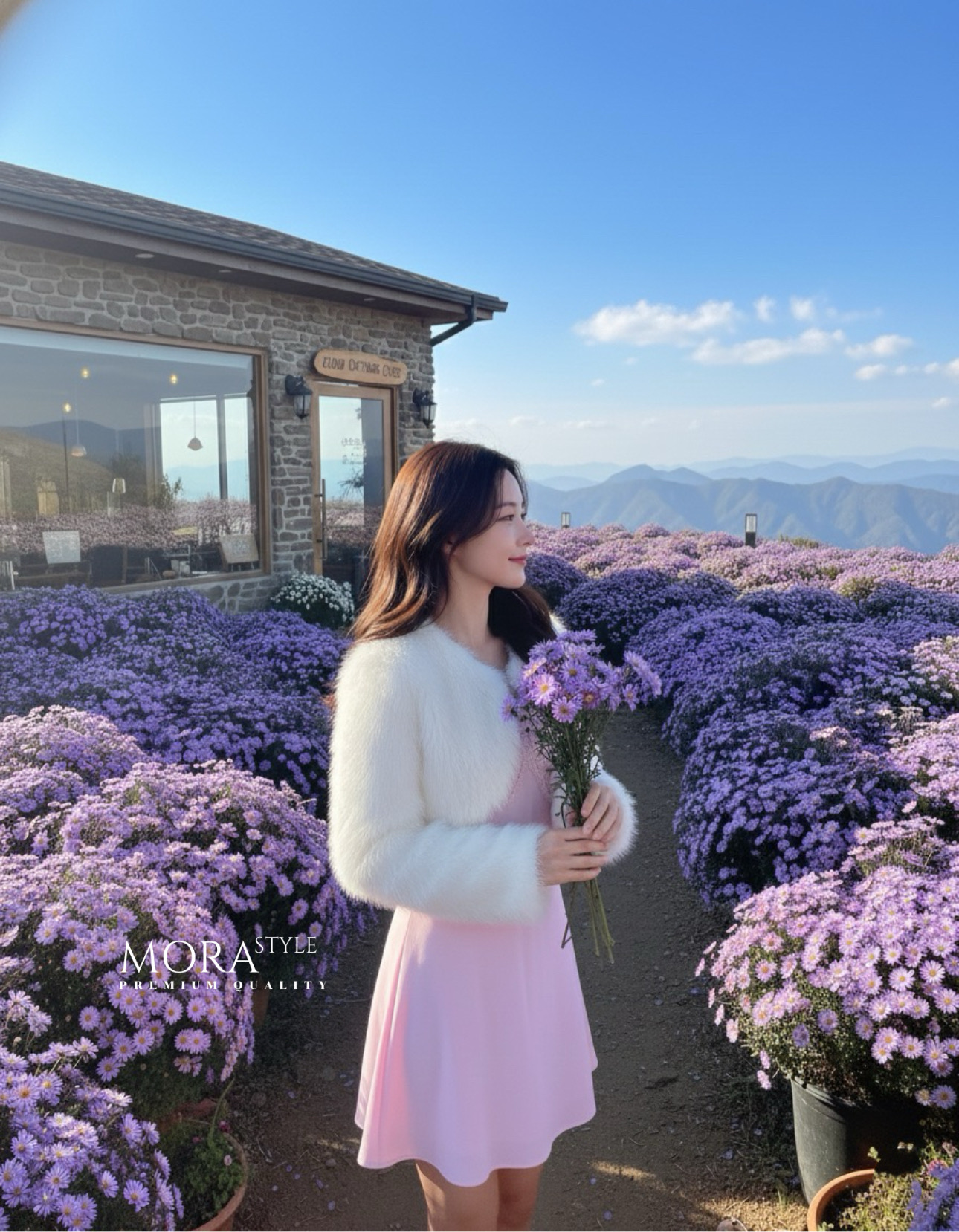 เซ็ท 2 ชิ้น มินิเดรสสายเดี่ยวตามแบบฉบับเซเลปดารา ผ้าพริ้วใส่สบาย มาพร้อมกับเสื้อคลุมแต่งขนเฟอร์ ใส่แมทช์น่ารักมากค่าาา