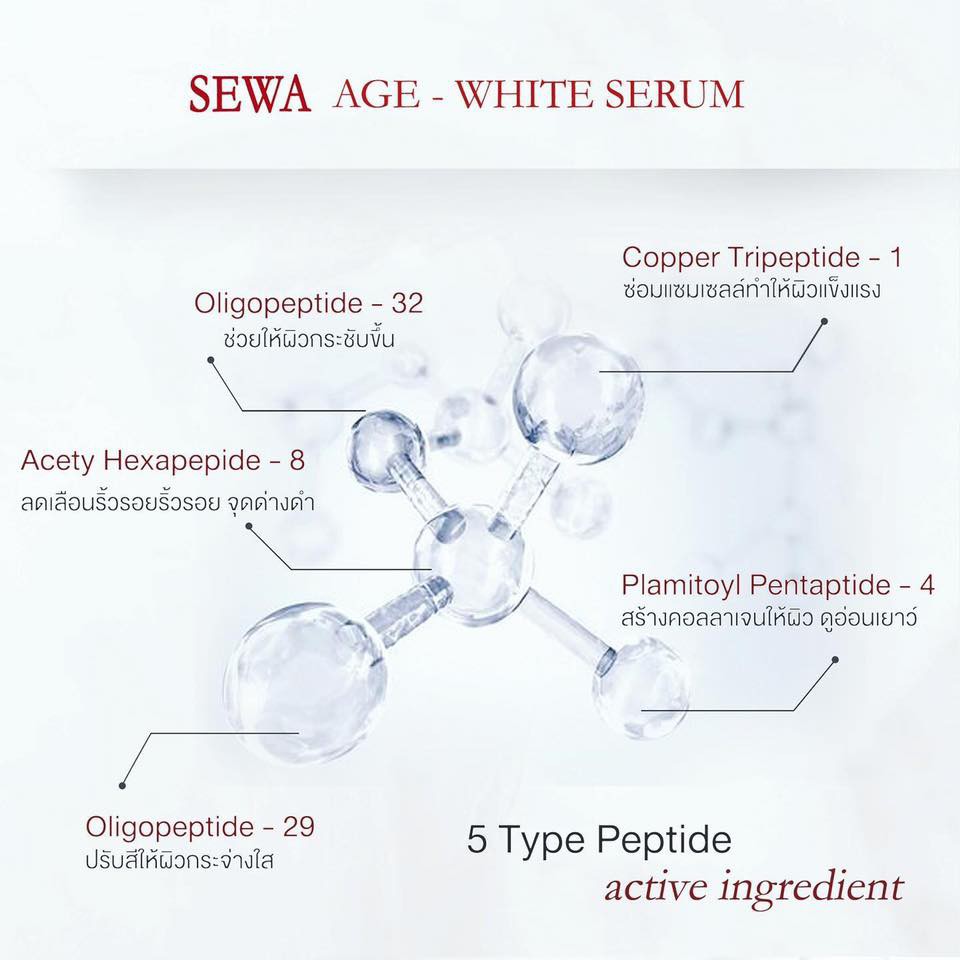 (ยกกล่อง 6 ซอง) Sewa Insam Essence เซวาน้ำโสม/Sewa Age-White Serum เซวาเซรั่ม/Sewa Rose Whiteningเซวาเดย์ครีม