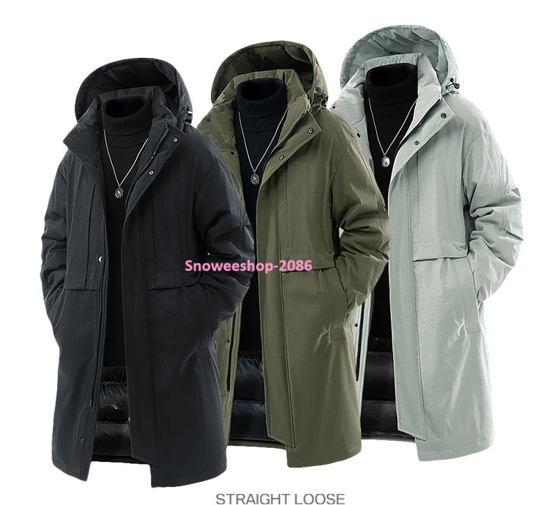 เสื้อโค้ทยาวบุหนา อุ่นได้ถึงติดลบ ไซส์ใหญ่พิเศษ L-8XL และ 3 สีสุดเท่ ใส่เที่ยวต่างประเทศหรือขึ้นเหนือก็เท่ได้ทุกองศา กันน้ำ กันลม กันหิมะครบจบในตัวเดียว ทรงยาวเหนือเข่า ดูแพง ใส่แล้วหุ่นดูสูงเพรียว มีฮู้ดปรับได้ ใส่สบายไม่อึดอัด