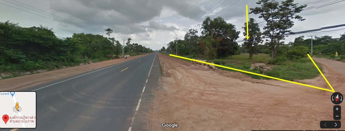 ด่วนขายที่ดินราคาถูกที่สุดติดถนนใหญ่ชยางกูร ติด อบต.ยางโยภาพห่างจากที่ว่าการอำเภอม่วงสามสิบ 9.3 กม.