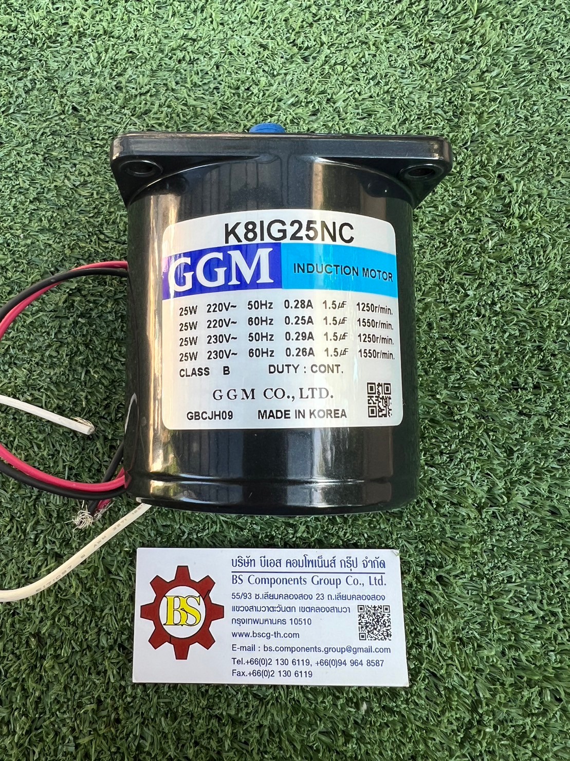 GGM : INDUCTION MOTOR MODEL : K8IG25NC