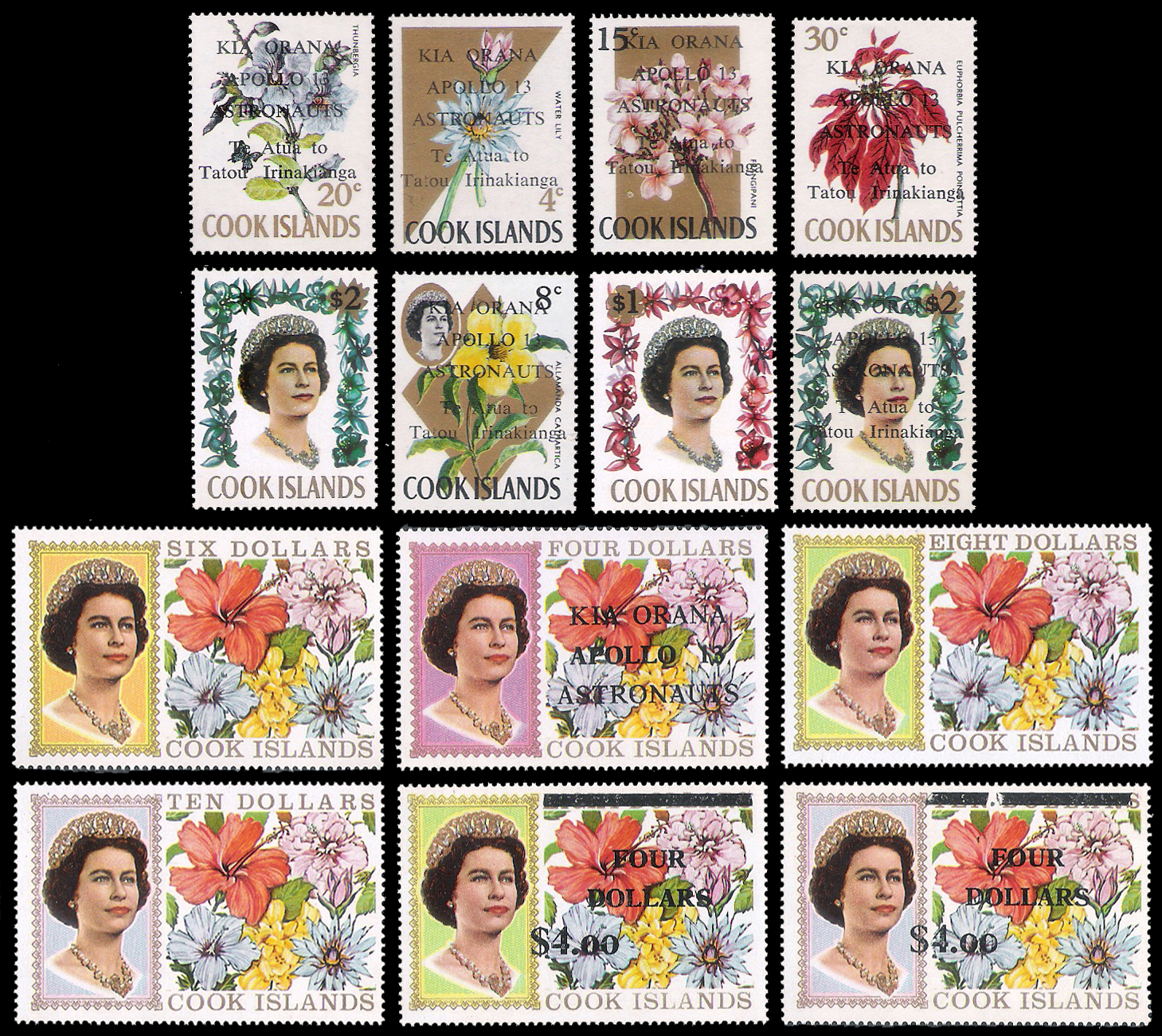 2 SHEETS 1970-1971 Cook Island Set