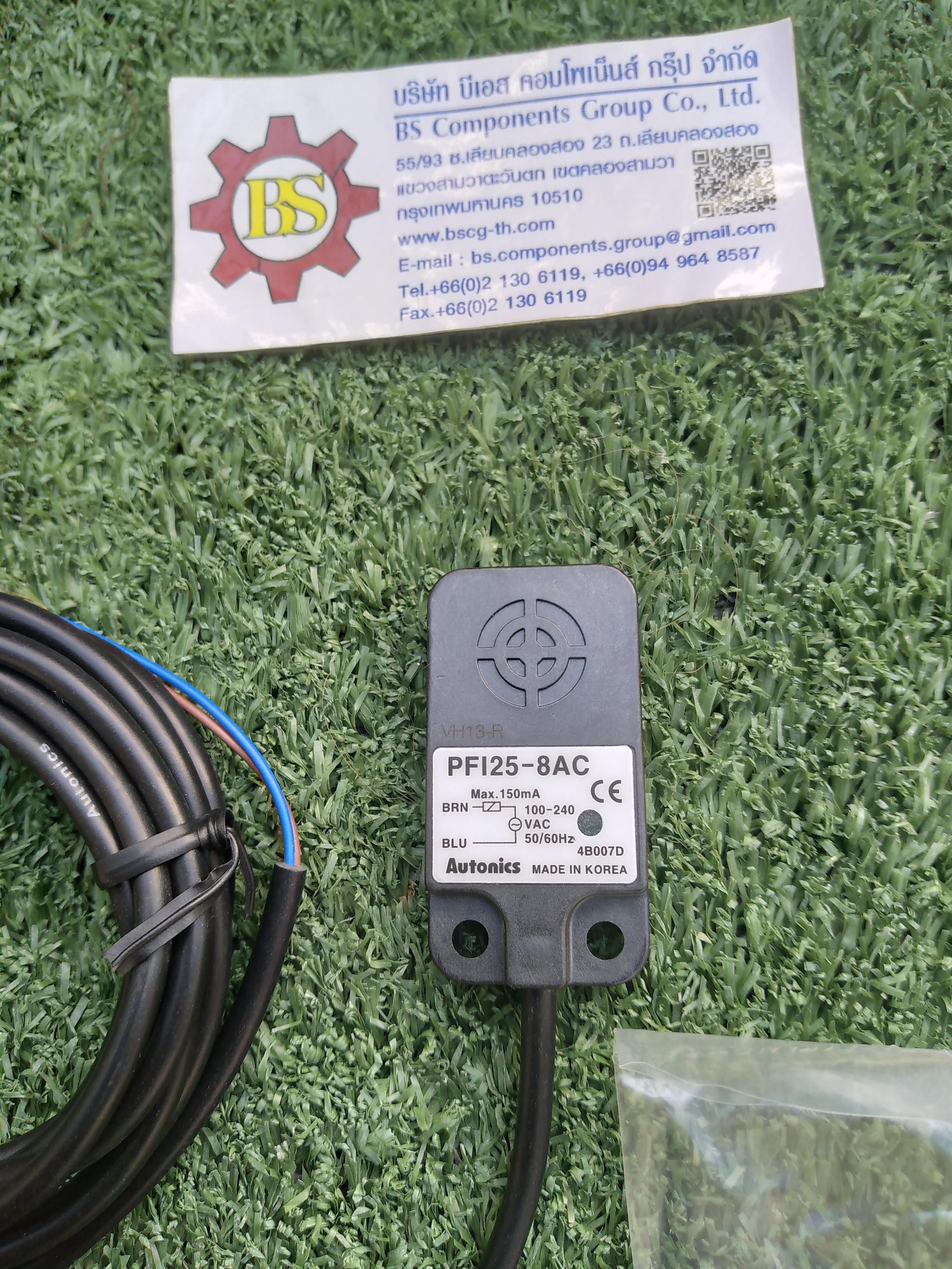 Autonics : PROXIMITY SENSOR PFI25-8AC AC 2- wire type 100-240VAC