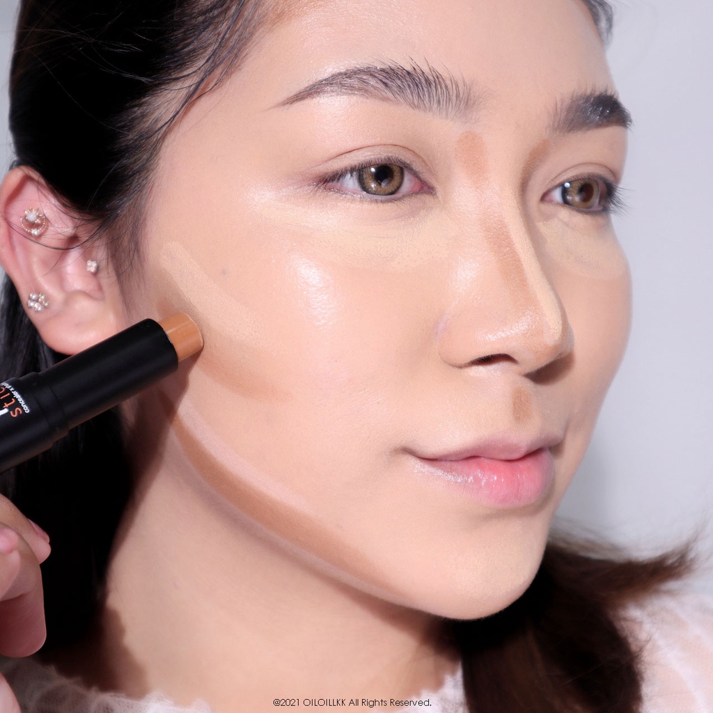 ❤ โอดีบีโอ 2in1 คอนซีลเลอร์ + เฉดดิ้ง ปกปิด เรียบเนียน 6g OD450 odbo Fix Stick Concealer Shading