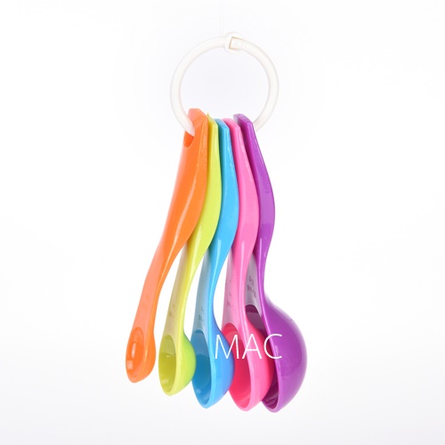 ช้อนตวงพลาสติกหนา 5 ชิ้น