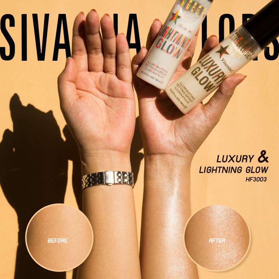 Sivanna Colors Luxury & Lighting Glow HF3003 ซีเวียน่า สเปรย์น้ำแร่หน้าเงา 100 กรัม