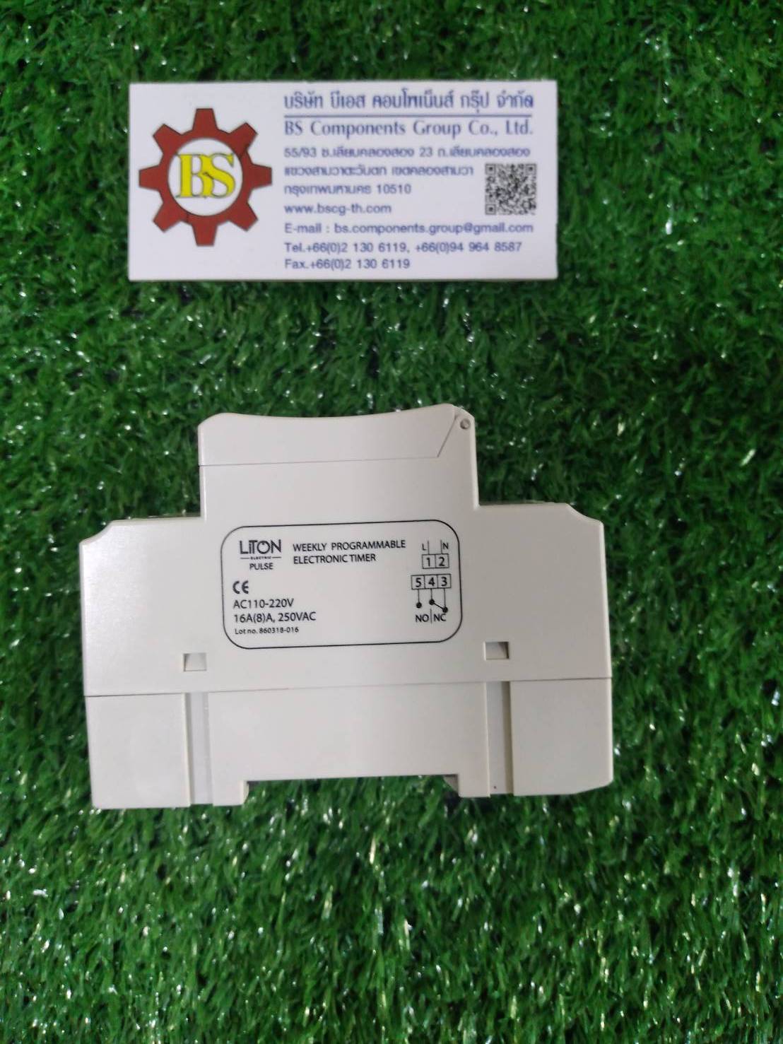 LITON : นาฬิกาตั้งเวลาดิจิตอล 24ชม. 7วัน timer 15A 110-220VAC รุ่นPULSE (LUTEK) 20offon 1CO