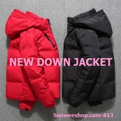 เสื้อขนเป็ดแคนาดาสไตส์ฟังก์ชั่นแน่นปกคอสูงฮู้ดถอดแยกได้