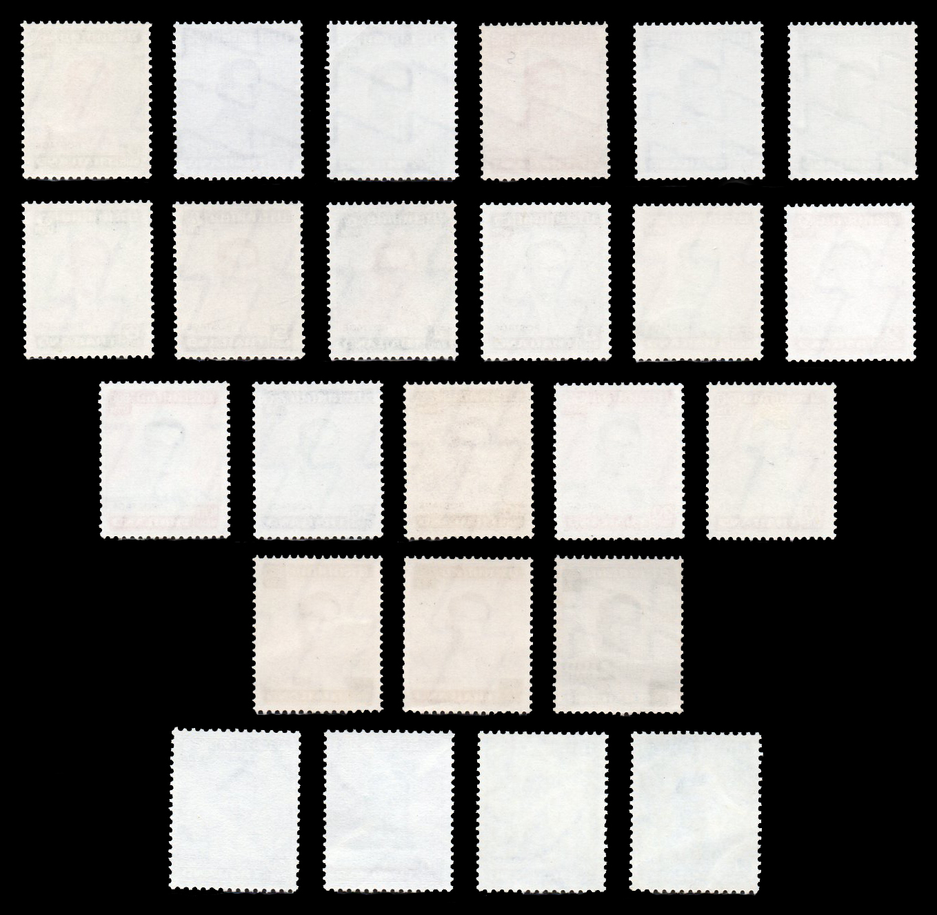 แสตมป์พระรูป ร.๙ ชุดที่ ๕ (ครบทุกพิมพ์)