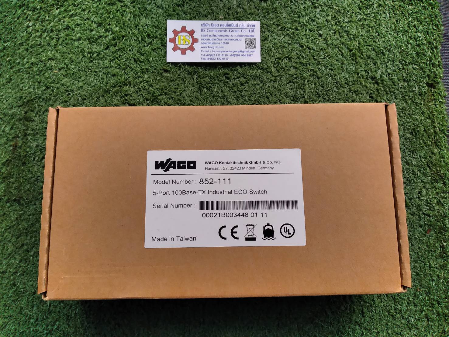 WAGO : Industrial-ECO-Switch; 5-port 100Base-TX;black