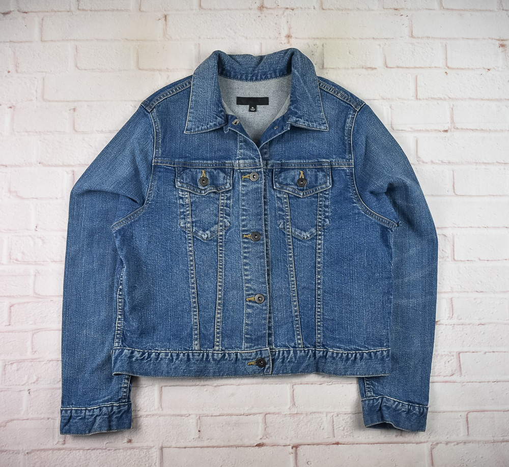 UNIQLOแท้ รอบอก 40 เสื้อแจ็คเก็ตยีนส์ ผู้หญิง ยูนิโคล่ สียีนส์ เสื้อแขนยาว เนื้อผ้าดี