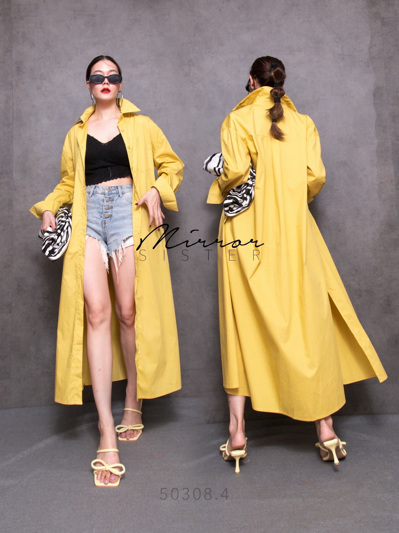 MiRRoRSiSTER's THéM DReSS SHiRT•• เดรสเชิ้ตทรงเบสิคเรียบง่าย แต่ใครใส่ก็เก๋ จะใส่เป็นเดรสหรือใส่เป็นเสื้อคลุมตัวยาวก็ดูดีมีสไตล์ มีกระดุมผ่าหน้าเปิดปิดได้ มีกระเป๋าหน้า ชายล่างผ่าแหวก2ข้าง adaptใส่ได้หลายโอกาส สดใสทุกสี