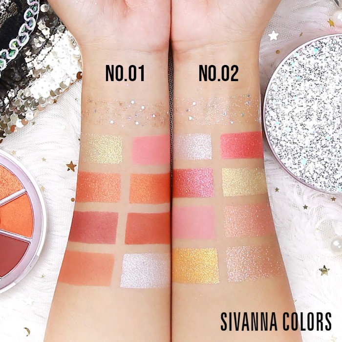 Sivanna Colors Dazzling Pro Palette HF5036 ซีเวียน่า อายแชโดว์ โปร พาเลท