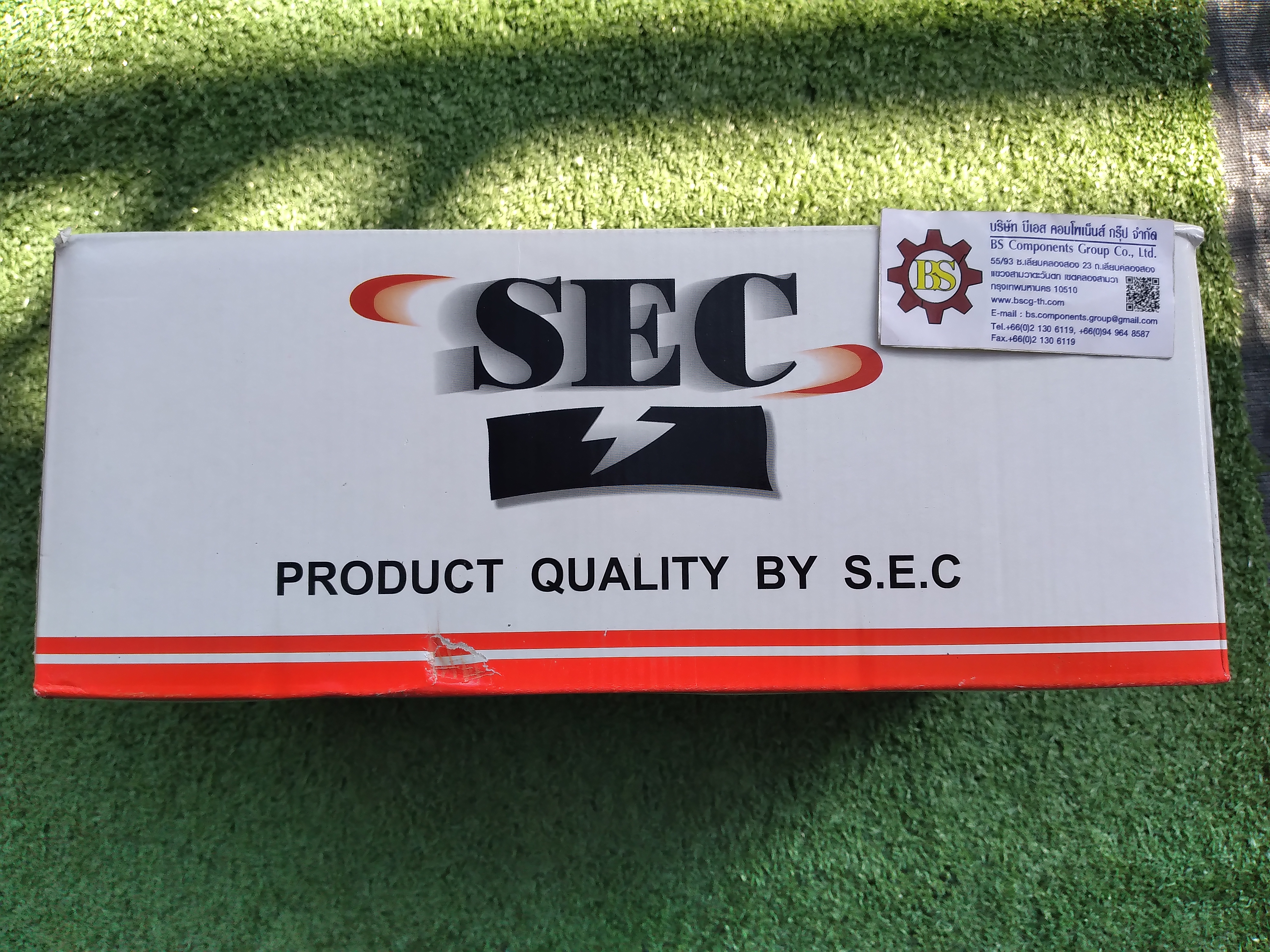 SEC : คอนเนคเตอร์ท่ออ่อนกันน้ำ สีเทา ตรง 2"