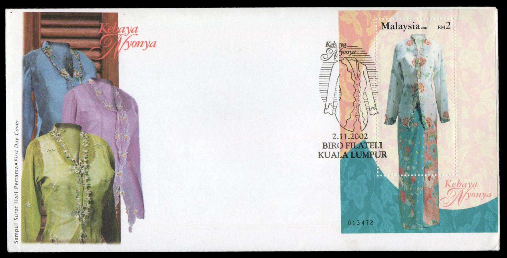 2002 The Kebaya Nyonya (Traditional Malay Women's Blouse)