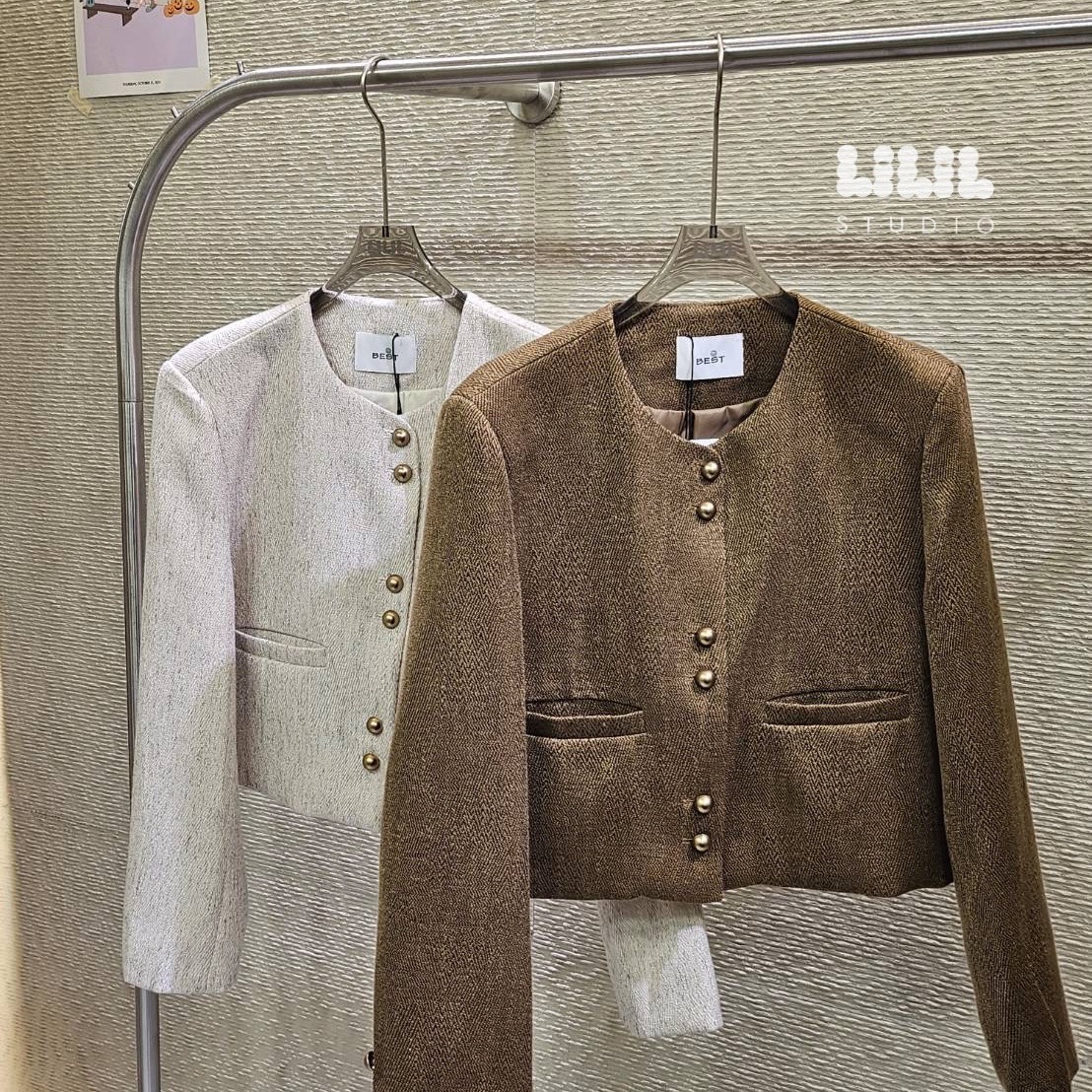 เบลเซอร์Korea style สั่งได้เลยนะคะ ผ้าดูดี cutting เนี้ยบสุด มีซับใน พร้อมส่งค่ะ