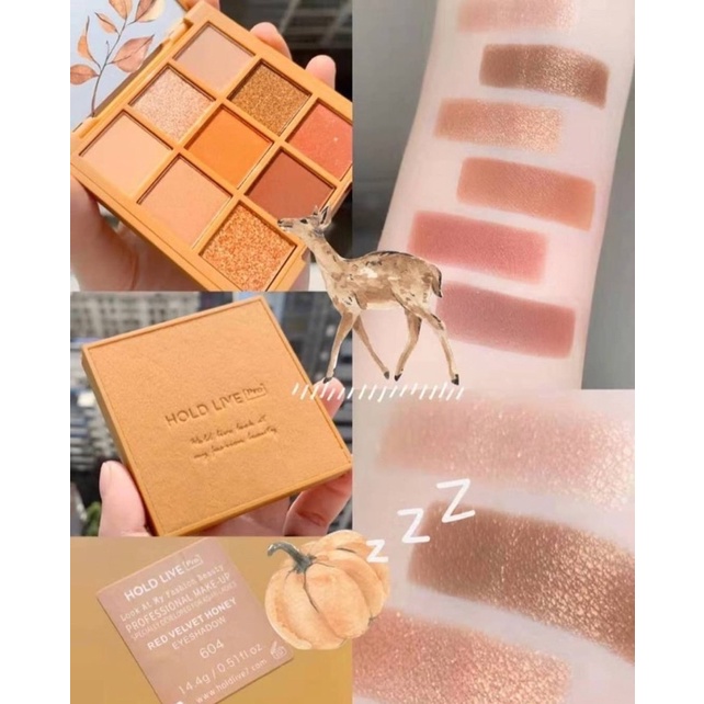 HOLDLIVE Red Velvet Honey Eyeshadow อายแชโดว์