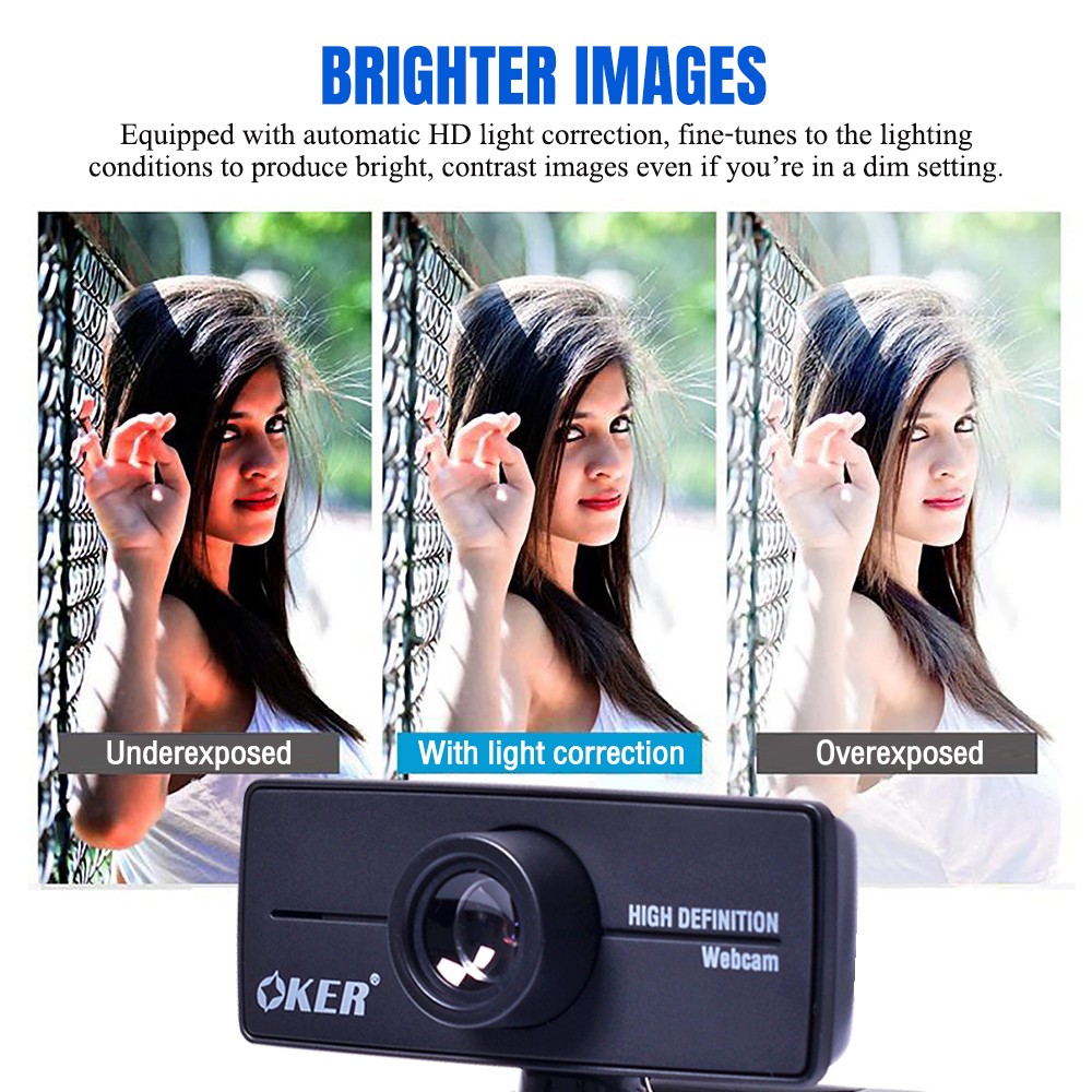A18 OKER F WEBCAM 720P CM-OK-HD-A18BK