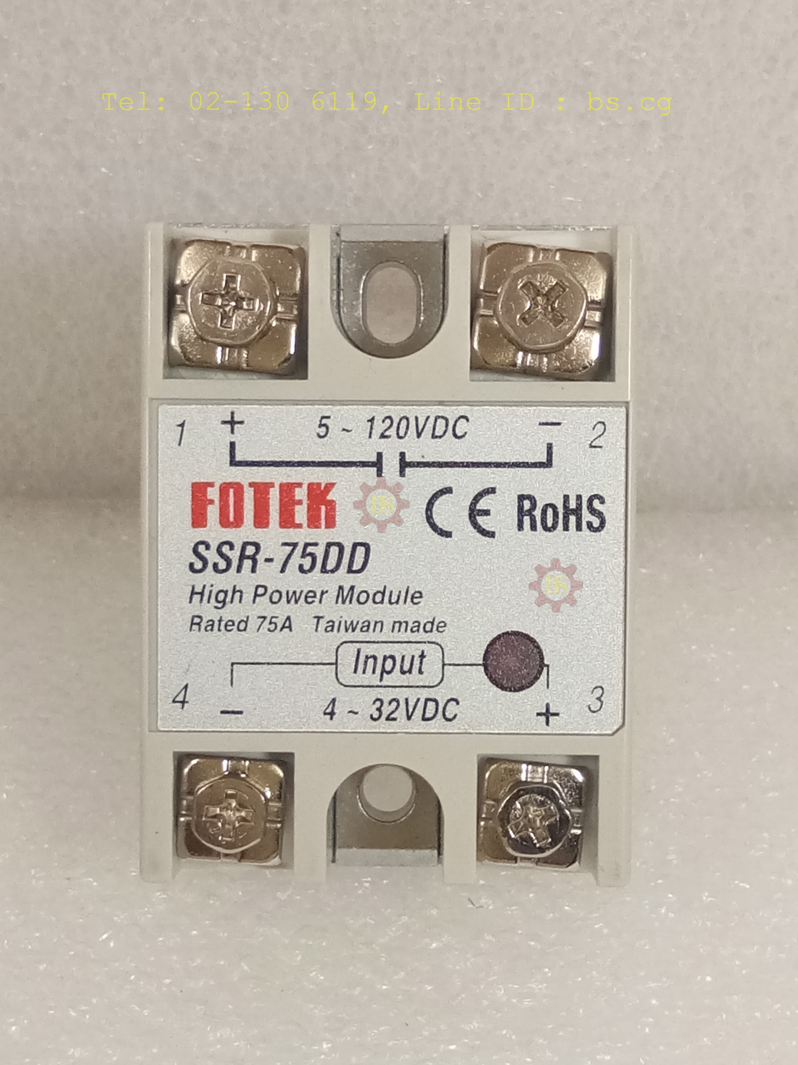 FOTEK : Solid State Module Rated: 75A SSR-75DD