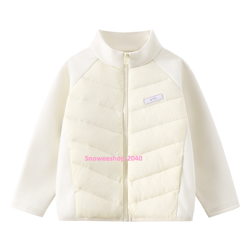 Lightweight Down Jacket for Kids หนาวติดลบก็เอาอยู่ แต่ยัง เบา ใส่สบาย ไม่อึดอัด จะใส่เป็น เสื้อตัวใน อุ่น ๆ หรือ เสื้อตัวนอก ก็แมทช์ง่าย ดีไซน์แฟชั่นเกาหลี ใส่แล้วน่ารักแบบลูกคุณหนู มีให้เลือก 4 สีคลาสสิค ไซส์ 110–160 cm ครอบคลุมทั้งเด็กเล็กและเด็กโต ใส่