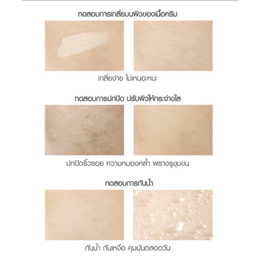 (1ซอง) Cathy Doll Skin Fit Nude Matte Foundation 6 ml เคที่ดอลล์ ครีมรองพื้น แมทต์