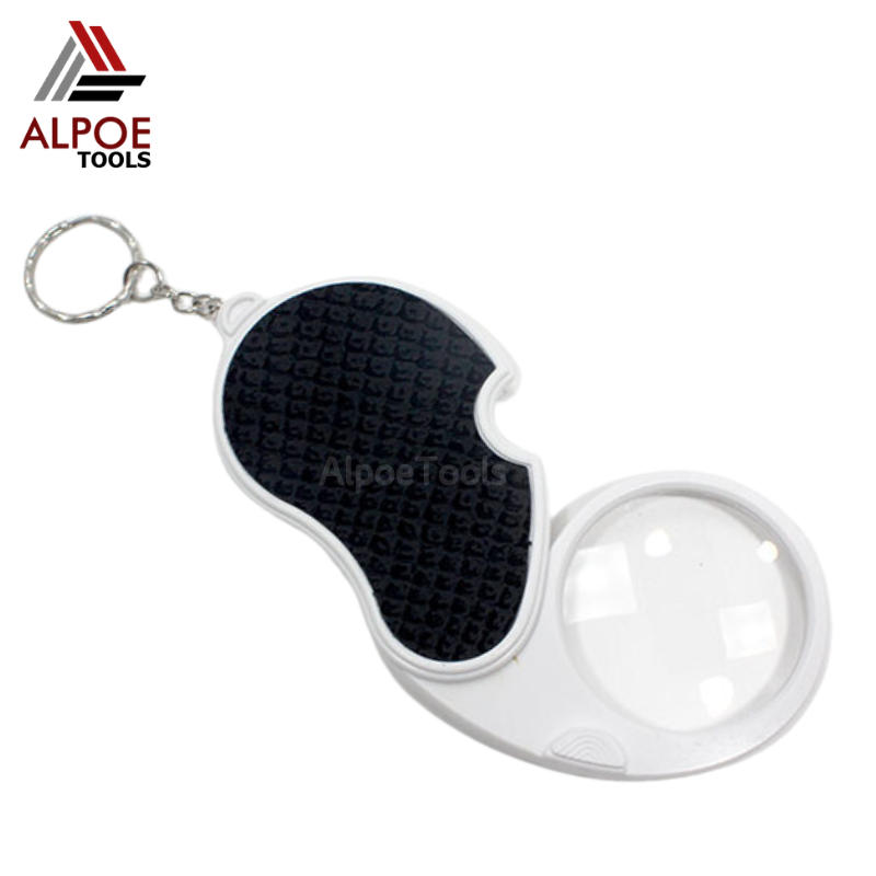 เลนท์ขยายพับได้ มีไฟ แบบพวงกุญแจ รหัส No.6901 ทรงรูปมะม่วง