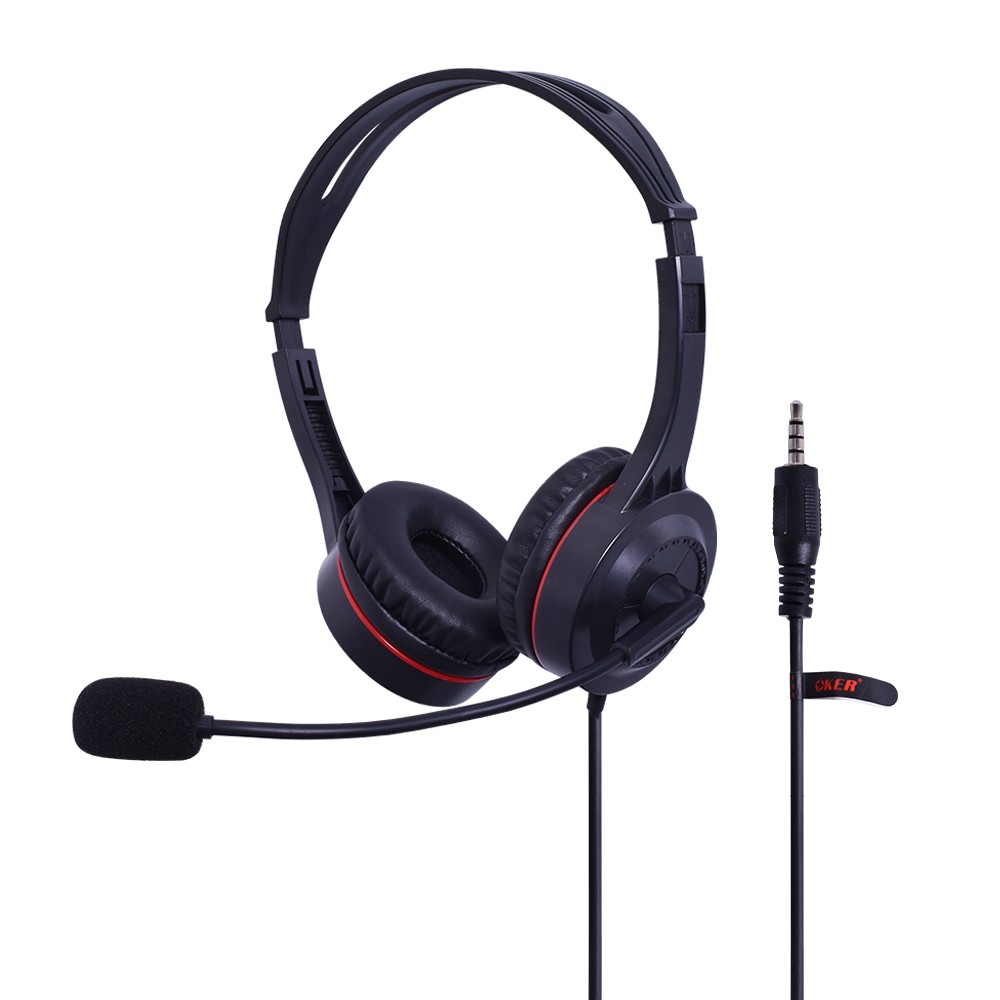 OKER X490 OKER HEADPHONE+MIC JACK3.5 HP-HM-OK-490BK