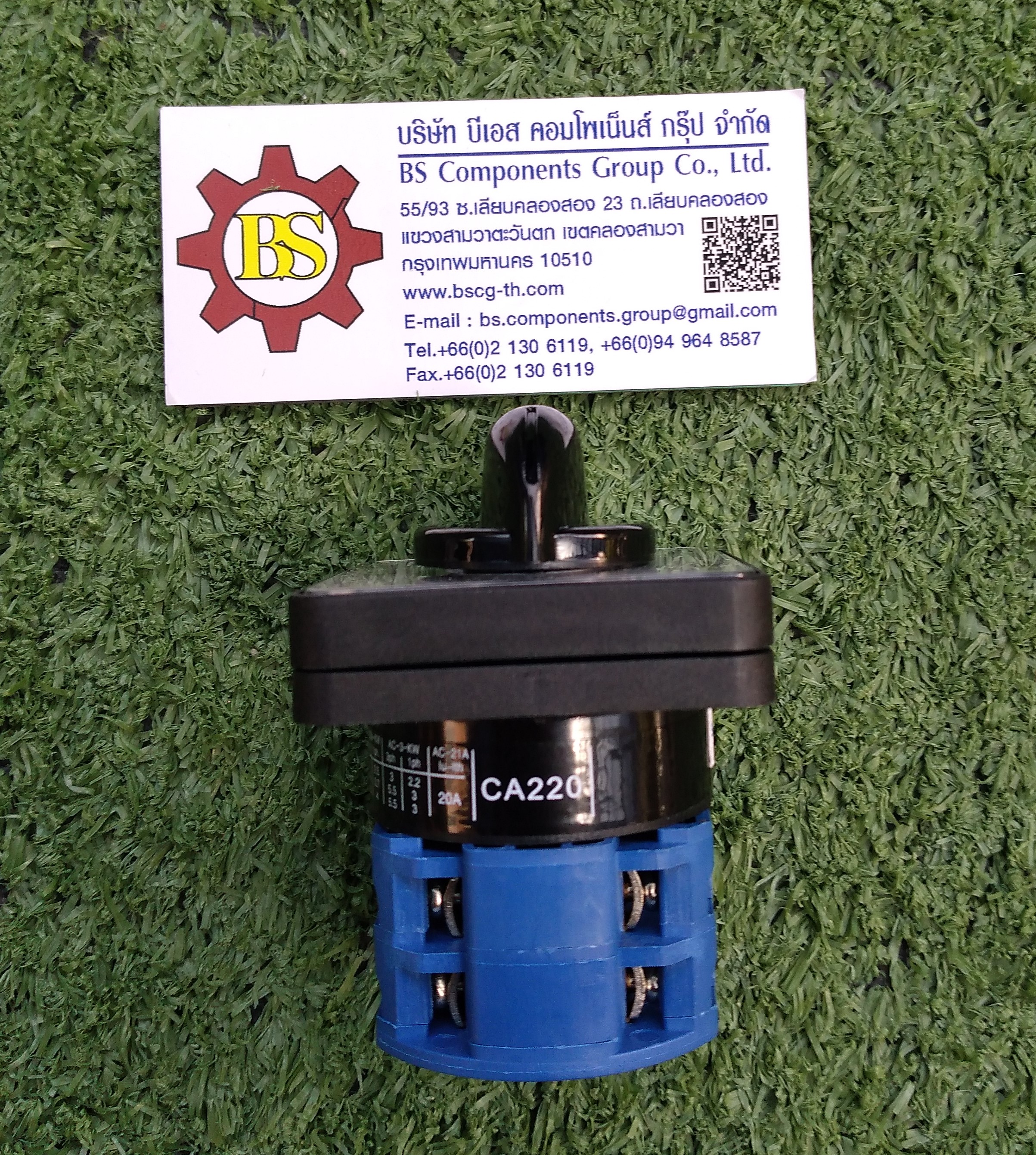 SHINOHAWA : สวิตช์ปั้มน้ำ P1-ALT-P2 16A 4NO 2ชั้น (48x48mm.)