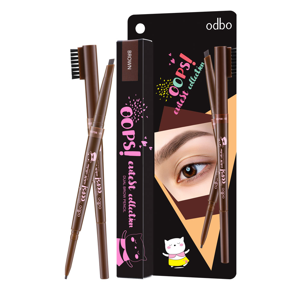 Odbo oops cutest collection dual brow pencil 0.5g