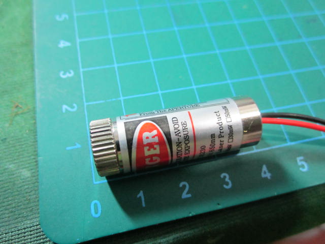 หัวเลเซอร์วัดระยะเลเซอร์ปรับความยาวโฟกัส 3-5V สีแดง