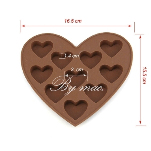 พิมพ์สบู่,เทียนซิลิโคน TO LOVE /5 กรัม /9 หลุม