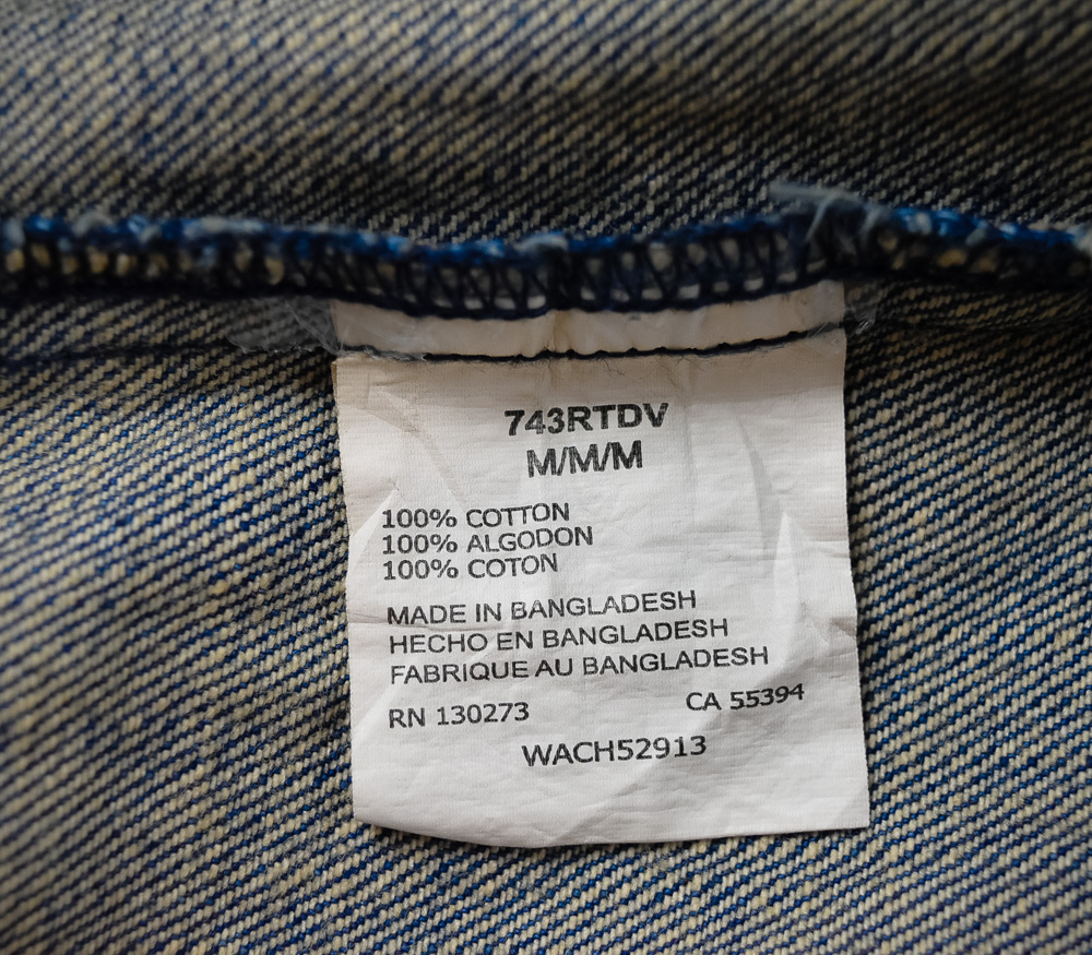 Wrangler®แท้ อกจริง 50 ไซส์ 4XL เสื้อยีนส์ เสื้อแจ็คเก็ตยีนส์ แรงเลอร์ ผู้ชาย สียีนส์ Made in BANGLADESHสวยๆ