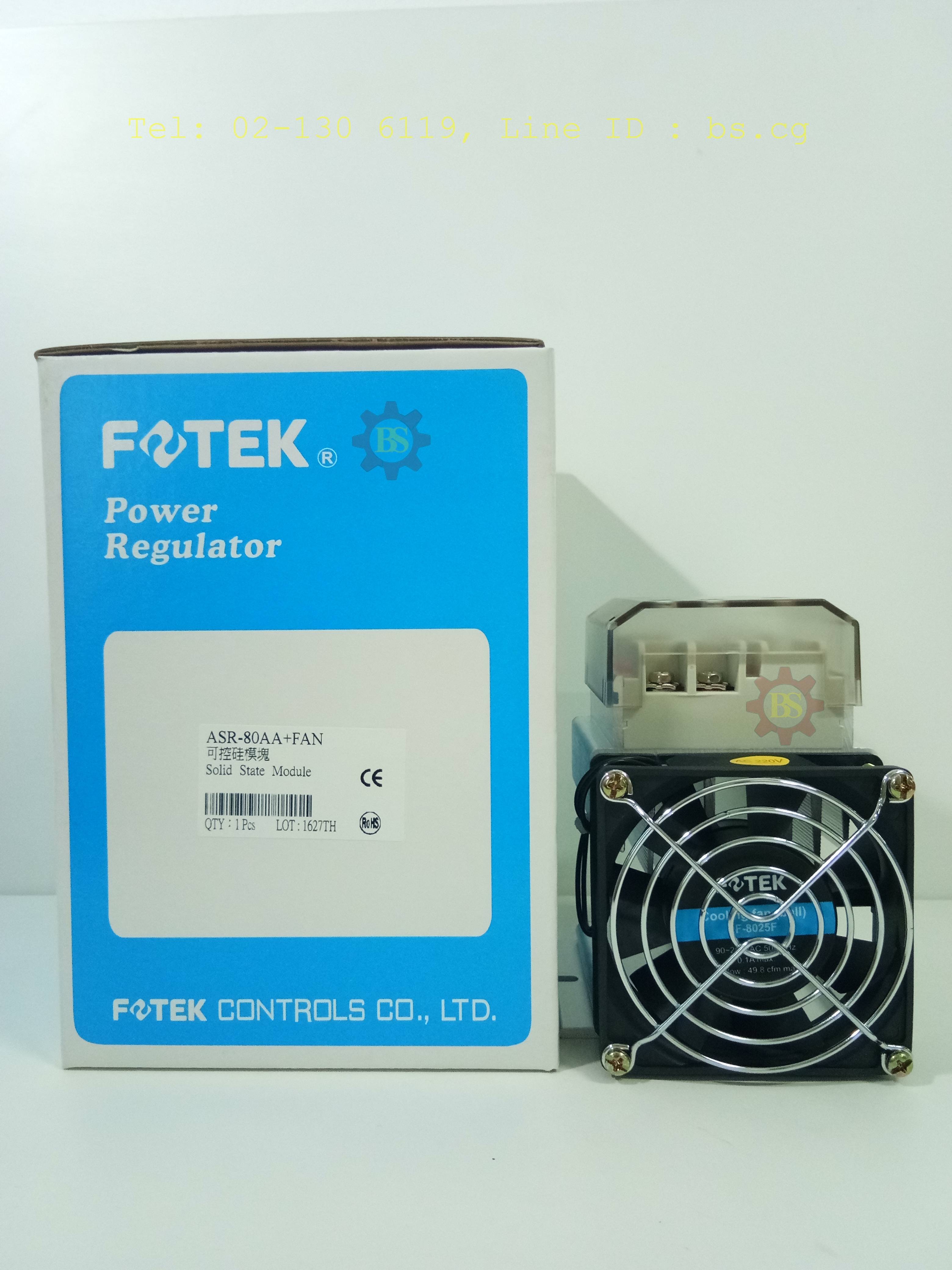 FOTEK : Solid State Module ASR-80AA+FAN